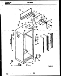 CABINET PARTS Diagram and Parts List for WRT18QRBW0  Frigidaire Refrigerator