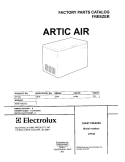 COVER Diagram and Parts List for CF184  Frigidaire Freezer