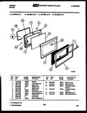 Part Location Diagram of 3051192 Frigidaire LINER-OVEN DOOR