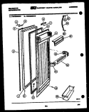 REFRIGERATOR DOOR PARTS Diagram and Parts List for FMW220EN1D  Kelvinator Refrigerator