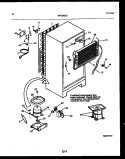 SYSTEM AND AUTOMATIC DEFROST PARTS Diagram and Parts List for FPD14TPL1  Frigidaire Refrigerator