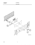 BACKGUARD Diagram and Parts List for PLCF489ACA  Frigidaire Range