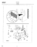 SYSTEM Diagram and Parts List for FFU17F9HW2  Frigidaire Freezer