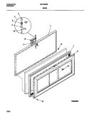 DOOR Diagram and Parts List for MFC09M2BW1  Uni Freezer