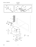 SYSTEM Diagram and Parts List for KCG130GW2  Kelvinator Freezer