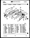 BACKGUARD Diagram and Parts List for 30-2758-00-03  Tappan Range