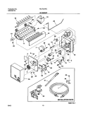 ICE MAKER Diagram and Parts List for PLHT219TCB2  Frigidaire Refrigerator