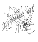 BACKGUARD Diagram and Parts List for KF440GDH2  Frigidaire Range