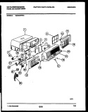 CABINET PARTS Diagram and Parts List for WAB067P7B1  Frigidaire Air Conditioner