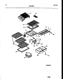 Part Location Diagram of 08009763 Frigidaire COVER-MEAT PAN