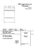 COVER Diagram and Parts List for FEF361AWD  Frigidaire Range