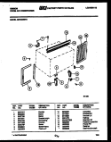 CABINET AND INSTALLATION PARTS Diagram and Parts List for AM12C5EYA  Gibson Air Conditioner