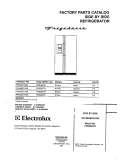 COVER Diagram and Parts List for FRS26ZTHD5  Frigidaire Refrigerator