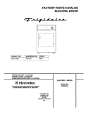 COVER Diagram and Parts List for FER111AS0  Frigidaire Dryer