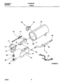 P16B0010 BURNER, VALVE Diagram and Parts List for FSG446RHS0  Frigidaire Dryer