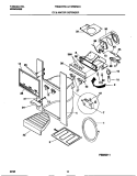 ICE AND WATER DISPENSER Diagram and Parts List for F45WR24CD0  Frigidaire Refrigerator