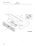 Part Location Diagram of 316429709 Frigidaire Control,electronic ,5800W2 ,dual oven