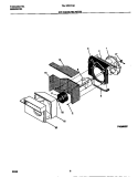 AIR HANDLING PARTS Diagram and Parts List for FAL123Y1A2  Frigidaire Air Conditioner