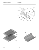 SHELVES Diagram and Parts List for FRT15B1BW2  Frigidaire Refrigerator