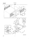 SYSTEM Diagram and Parts List for FRT18KD4AW0  Frigidaire Refrigerator