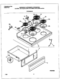 TOP / DRAWER Diagram and Parts List for MEF322BGWC  Uni Range