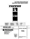 COVER Diagram and Parts List for TEO356BHD2  Tappan Range