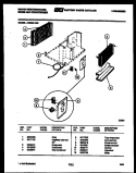 ELECTRICAL PARTS Diagram and Parts List for AC053L7A2  Frigidaire Air Conditioner