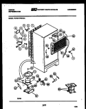 SYSTEM AND AUTOMATIC DEFROST PARTS Diagram and Parts List for RT17F3WU3A  Gibson Refrigerator