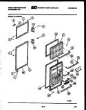 DOOR PARTS Diagram and Parts List for RT173MCD0  Frigidaire Refrigerator