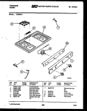 COOKTOP PARTS Diagram and Parts List for G30NW5  Frigidaire Range