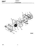 AIR HANDLING PARTS Diagram and Parts List for WAC052G7A1  Frigidaire Air Conditioner