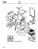 BODY Diagram and Parts List for TEF357BFWA  Tappan Range