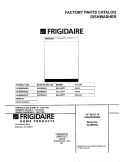 COVER Diagram and Parts List for GLDB958JS0  Frigidaire Dishwasher