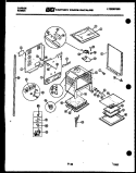 LOWER BODY PARTS Diagram and Parts List for 73-7857-66-01  Tappan Range