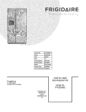 COVER Diagram and Parts List for FPUS2686LF1  Frigidaire Refrigerator