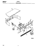 CONTROL PANEL Diagram and Parts List for FEB500CEBC  Frigidaire Wall Oven