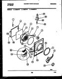 DOOR PARTS Diagram and Parts List for DECIFW4  Frigidaire Dryer