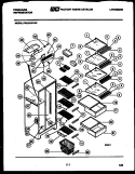 SYSTEM AND AUTOMATIC DEFROST PARTS Diagram and Parts List for UFP19DL4  Frigidaire Freezer