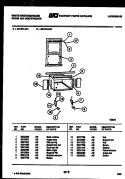 CABINET AND INSTALLATION PARTS Diagram and Parts List for AS187L2K7  Frigidaire Air Conditioner