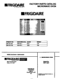 COVER Diagram and Parts List for FMT118U1B0  Frigidaire Microwave