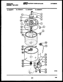TUB DETAIL Diagram and Parts List for WC7DL3  Frigidaire Washer