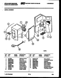ELECTRICAL PARTS Diagram and Parts List for AS189N2K1  Frigidaire Air Conditioner