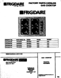 COVER Diagram and Parts List for FGC3X8XCB2  Frigidaire Cooktop