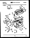 CHEST FREEZER PARTS Diagram and Parts List for CF10NL1  Frigidaire Freezer