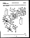 CABINET AND COMPONENT PARTS Diagram and Parts List for MLXE42RBWD0  Kelvinator Washer Dryer Combo