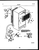 SYSTEM AND AUTOMATIC DEFROST PARTS Diagram and Parts List for RTG216NCD0  Frigidaire Refrigerator
