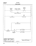 WIRING DIAGRAM Diagram and Parts List for TEF303AWB  Tappan Range