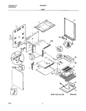 BODY Diagram and Parts List for FEF304PHDB  Frigidaire Range