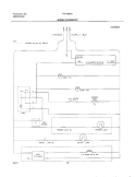 WIRING SCHEMATIC Diagram and Parts List for FRT18B4AT0  Frigidaire Refrigerator