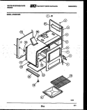 BODY PARTS Diagram and Parts List for GF300HXW5  Frigidaire Range